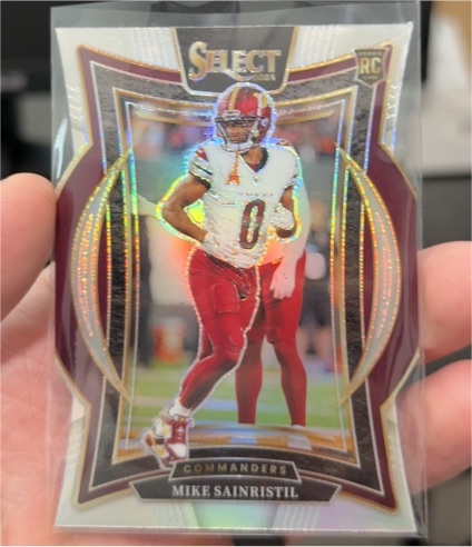 2024 Panini Select #76 Mike Sainristil Commanders — front