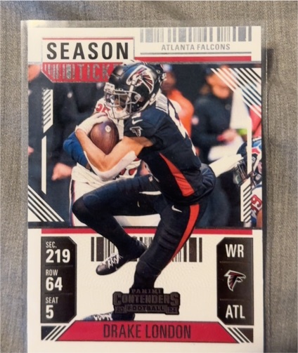 2024 Panini Contenders Season Ticket #5 Drake London — front