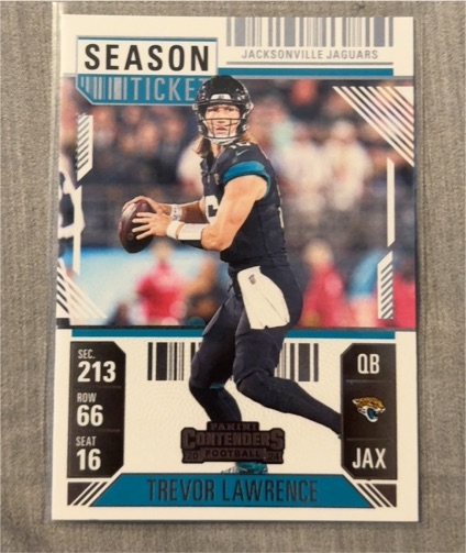 2024 Panini Contenders #46 Season Ticket Trevor Lawrence Jacksonville Jaguars — front