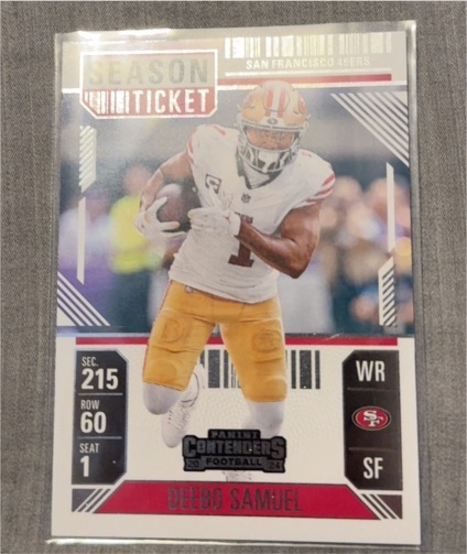 2024 Panini Contenders Season Ticket #87 Deebo Samuel — front