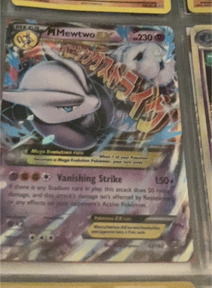 2015 Pokémon TCG Breakthrough #63/162 M Mewtwo EX — front