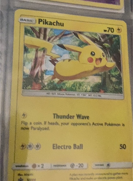 2016 Pokémon TCG SM04 Pikachu Black Star Promo — front