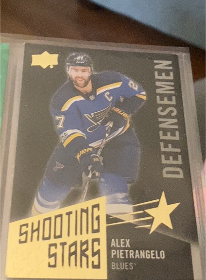 2018-19 Upper Deck Shooting Stars Defensemen #SSD-2 Alex Pietrangelo — front
