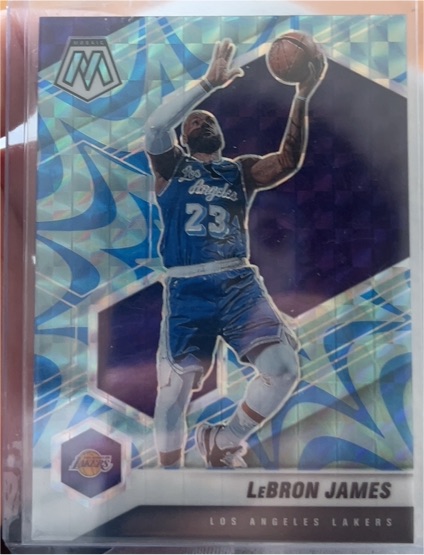 2020-21 Panini Mosaic #81 LeBron James — front