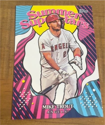 2025 Topps Series 2 Summer Superstars #SS-1 Mike Trout — front