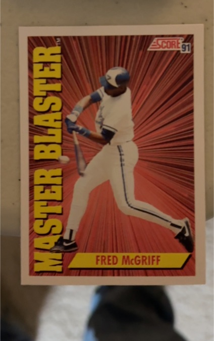 1991 Score #404 Fred McGriff — front