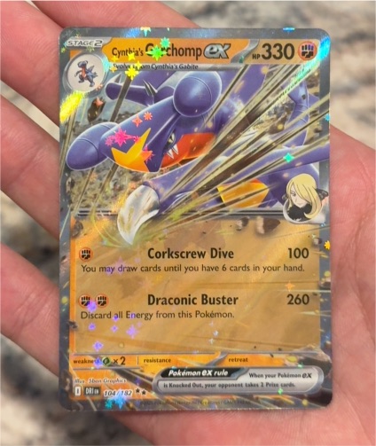 Cynthia's Garchomp ex 104/182 SV10: Destined Rivals — front