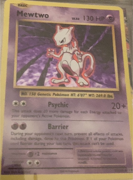 2016 Pokémon XY Evolutions #51 Mewtwo — front