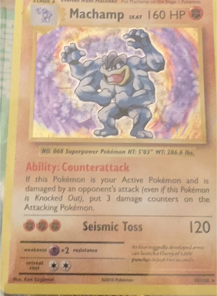 2016 Pokémon XY Evolutions #59 Machamp — front