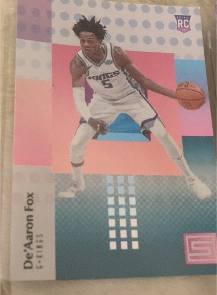 2017-18 Panini Status #148 De'Aaron Fox — front