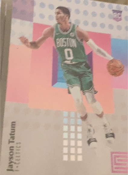 2017-18 Panini Status #128 Jayson Tatum Rookie Card — front
