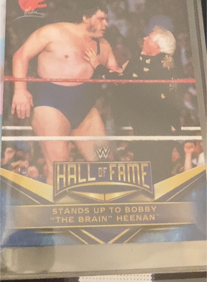 2018 Topps WWE Hall of Fame Tribute #10 Andre The Giant — front