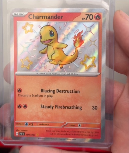 2024 Pokémon SV: Paldean Fates #109/091 Charmander — front