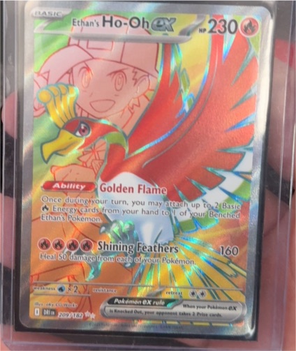 2025 Pokémon SV10: Destined Rivals #209/182 Ethan's Ho-Oh GX — front