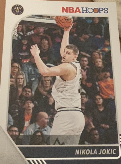 2019-20 Panini NBA Hoops #47 Nikola Jokic — front