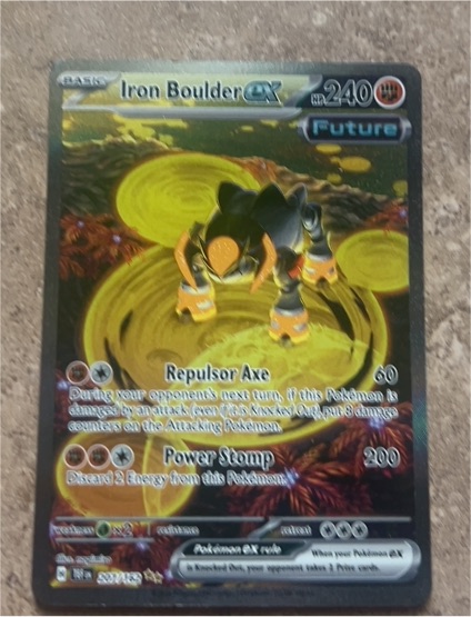 2024 Pokémon Temporal Forces #207/162 Iron Boulder ex — front