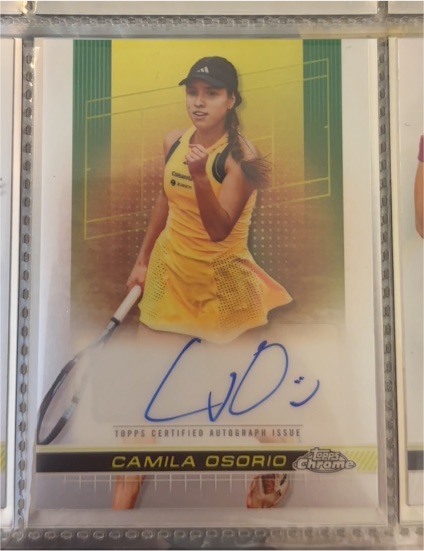 2024 Topps Chrome Tennis #TCA-COO Camila Osorio — front