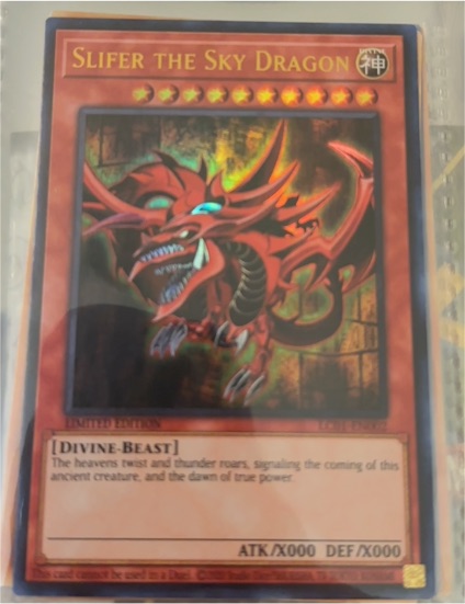 Yu-Gi-Oh! Legendary Collection LC01-EN002 Slifer the Sky Dragon — front