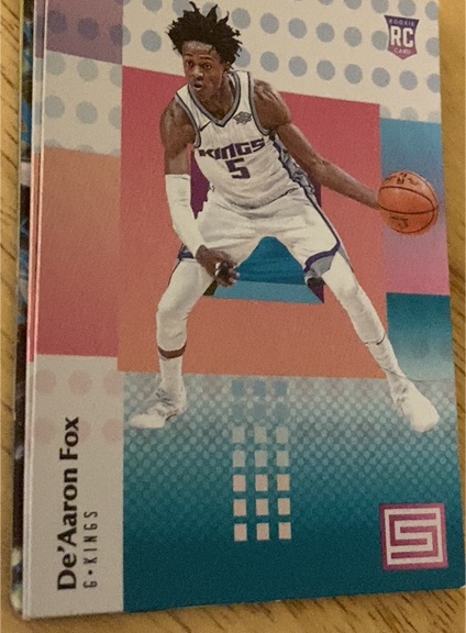 2017-18 Panini Status #148 De'Aaron Fox — front