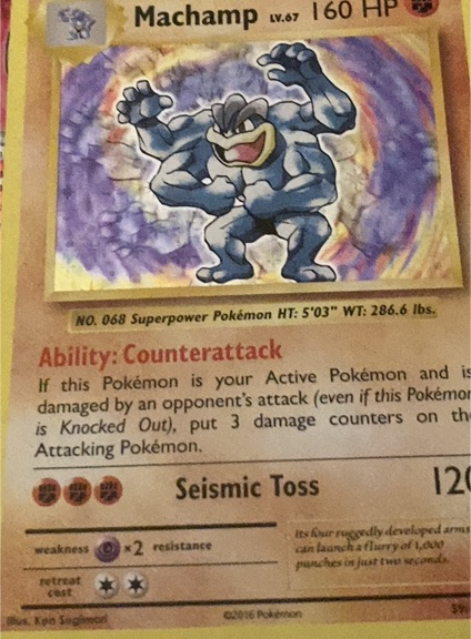 2016 Pokémon XY Evolutions #59 Machamp — front