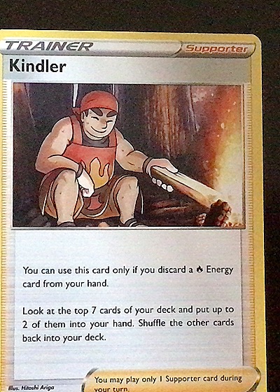2022 Pokémon Brilliant Stars #143 Kindler — front