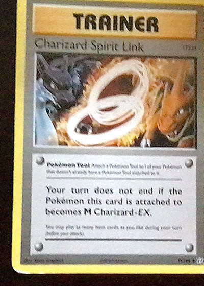 2016 Pokémon XY Evolutions #75 Charizard Spirit Link — front