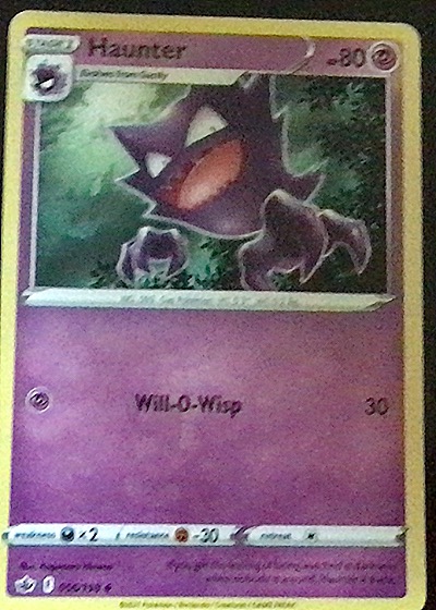 2021 Pokémon Sword & Shield Chilling Reign #056 Haunter — front