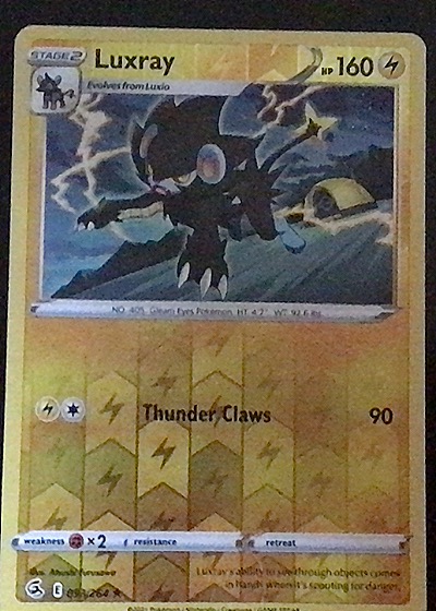 2022 Pokémon Fusion Strike #093 Luxray — front