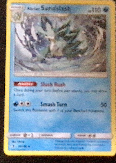 2019 Pokémon TCG #110 Alolan Sandslash — front