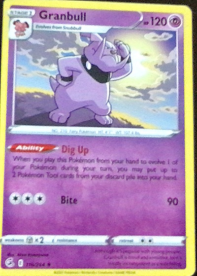 2023 Pokémon TCG Fusion Strike #116 Granbull — front