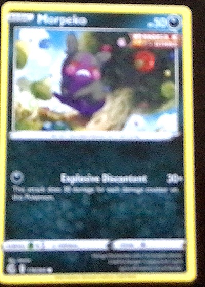 2021 Pokémon SWSH08 Fusion Strike #179 Morpeko — front