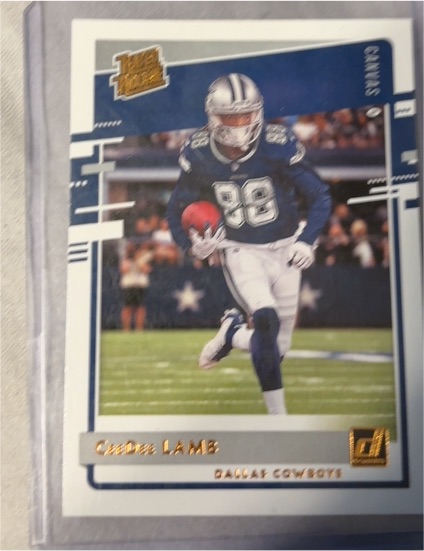 2020 Donruss Rated Rookies Canvas #306 CeeDee Lamb — front