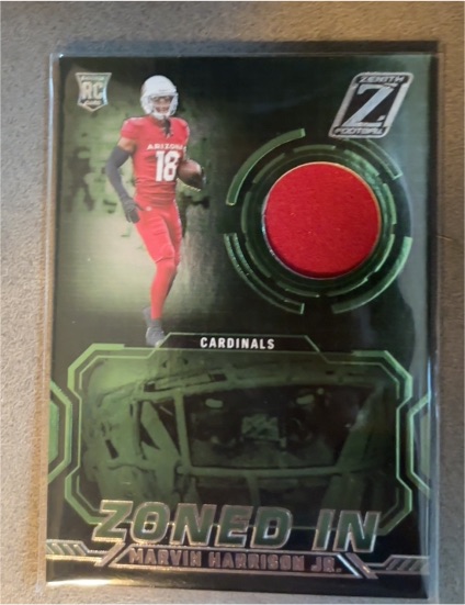 2024 Panini Zenith #ZI-MHJ Marvin Harrison Jr. Zoned In — front