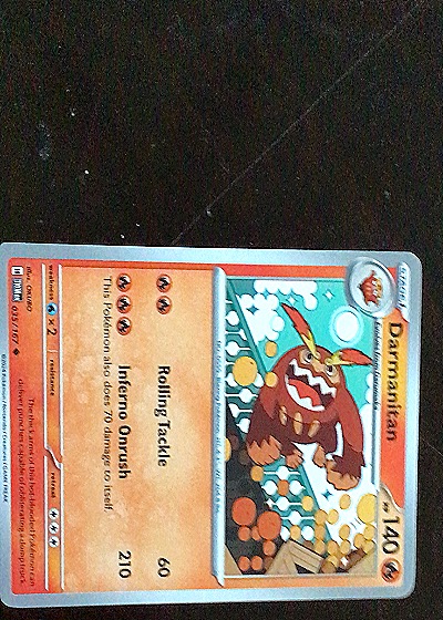 2024 Pokémon SV06 Twilight Masquerade #35 Darmanitan — front