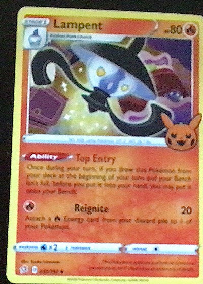 2022 Pokémon Trick or Trade #032 Lampent — front