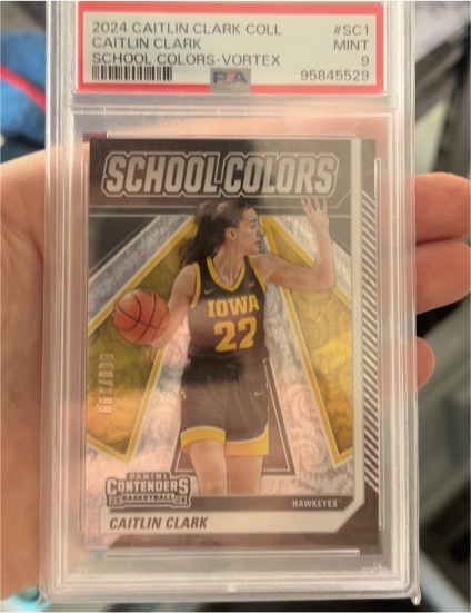 2024 Panini Contenders Caitlin Clark Collection School Colors #SC1 — front