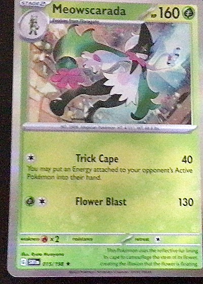 2023 Pokémon Scarlet & Violet #015 Meowscarada — front
