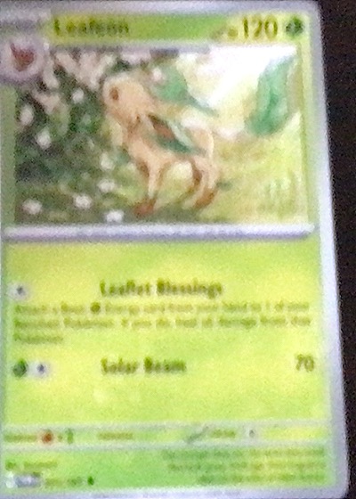 2022 Pokémon Astral Radiance #005 Leafeon — front