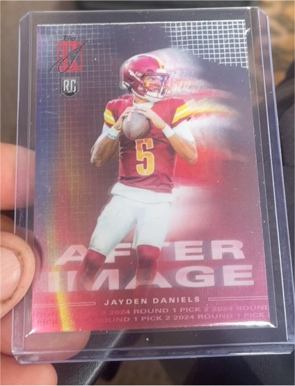 2024 Topps Signature Class After Image #AI-7 Jayden Daniels — front