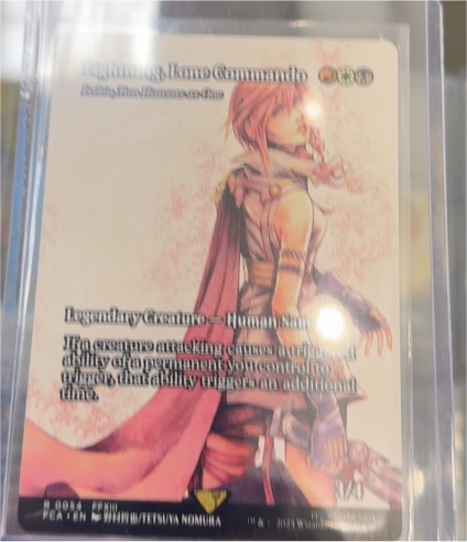 2025 Magic The Gathering #54 Lightning, Lone Commando — front