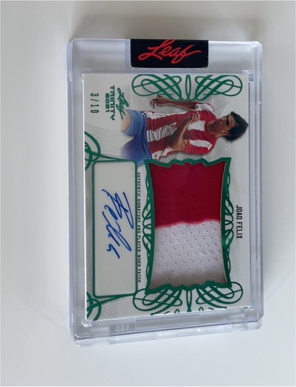 2021 Leaf Trinity Soccer #3/10 Joao Felix — front