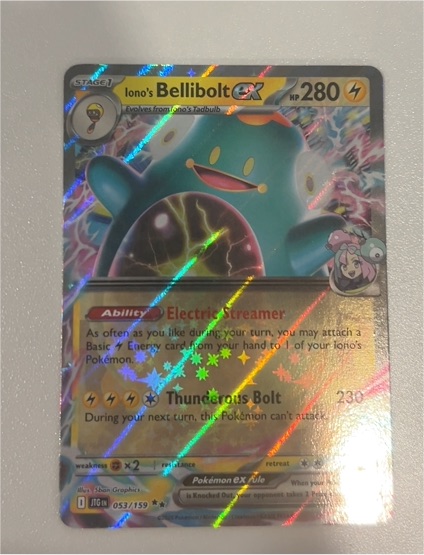 Iono's Bellibolt ex 053/159 Journey Together — front