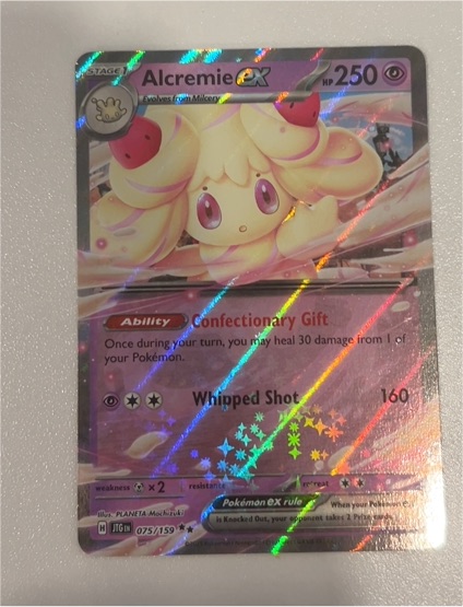 2020 Pokémon SV09: Journey Together #075/159 Alcremie ex — front