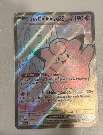 2025 Pokémon Journey Together #173 Lillie's Clefairy ex — front