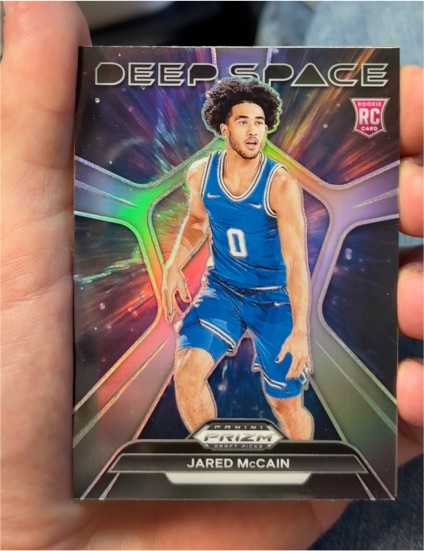 2024 Panini Prizm Draft Picks #6 Jared McCain Deep Space — front