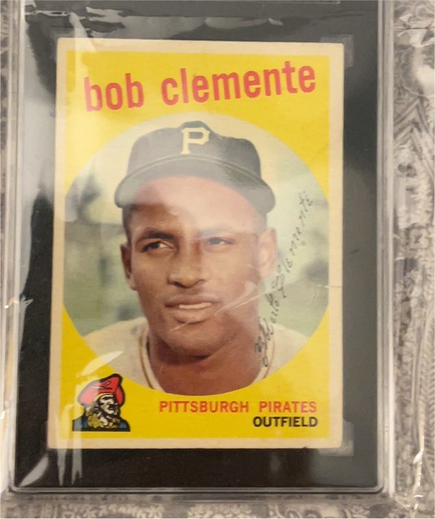 1959 Topps #478 Roberto Clemente — front