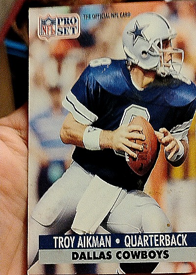 1991 Pro Set #128 Troy Aikman — front