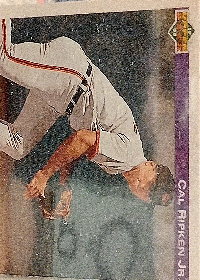 1993 Fleer #551 Cal Ripken Jr. — front