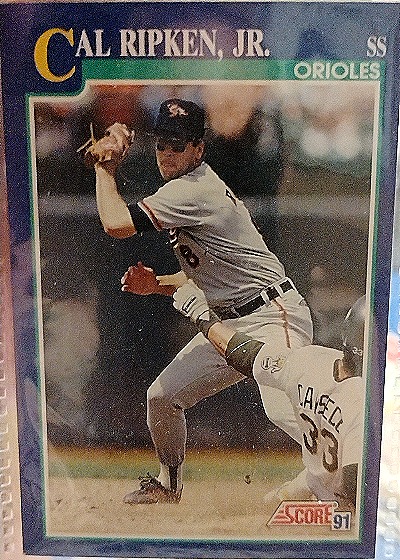 1991 Score #95 Cal Ripken, Jr. — front