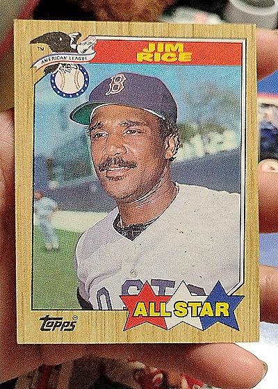 1987 Topps #610 Jim Rice All-Star — front